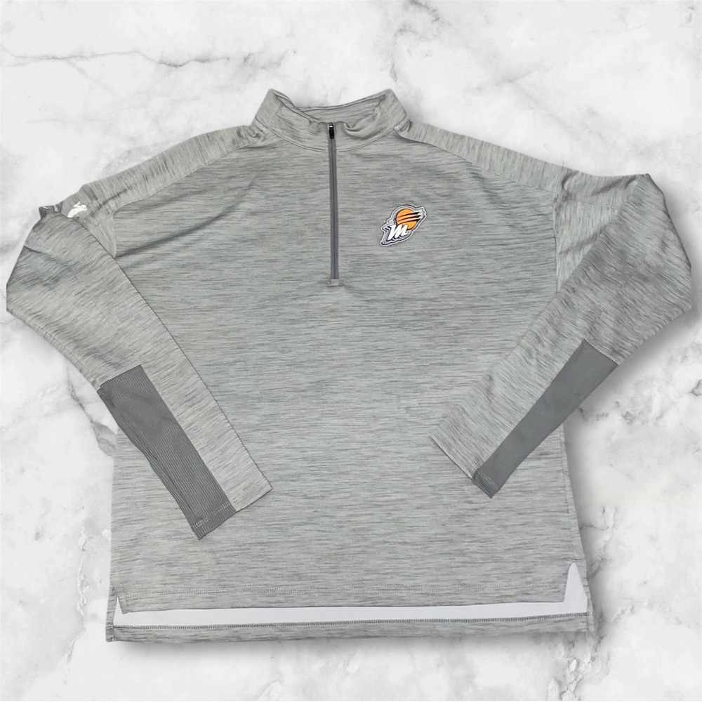 Nike WNBA Pullover Gray Dri-FIT Long Sleeve Activewear Top Size M